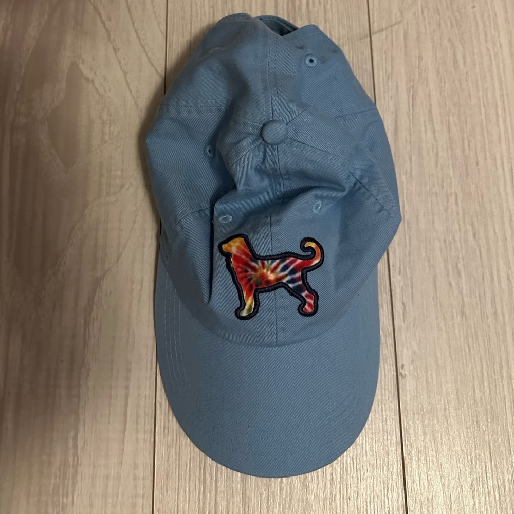 pink victoria secret blue dog hat